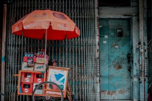 indonesian traditional market economy and trade concept